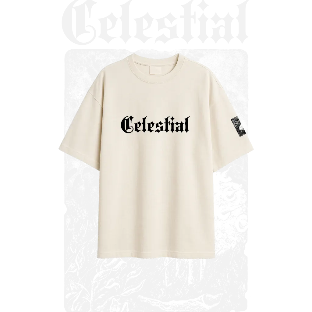 💜 Celestial Relic Oversized Tee - Lilac Dreams