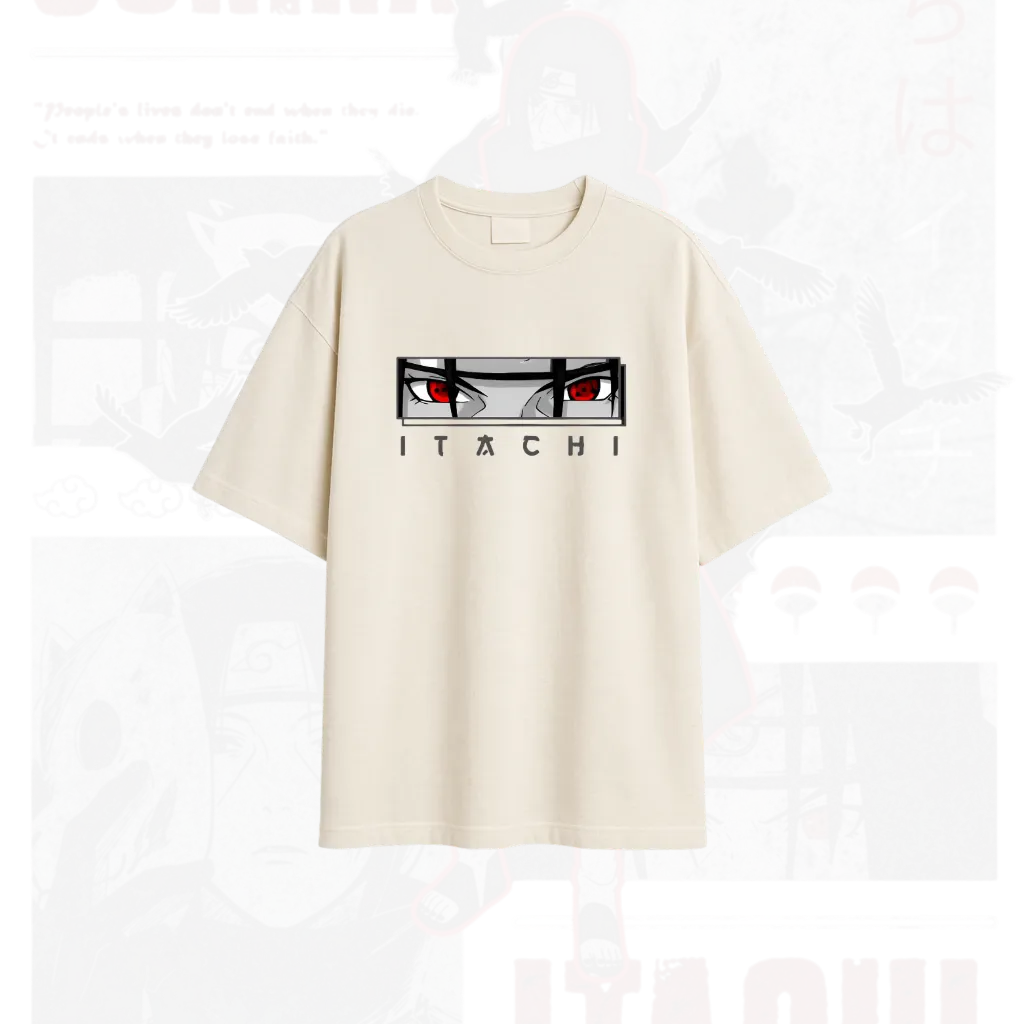 👁️ The Sharingan Gaze Oversized Tee