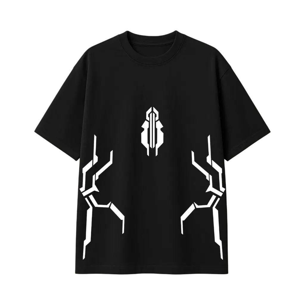 [IKT006] ⚙️ Protocol Black T-Shirt
